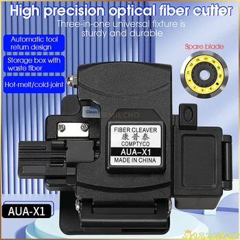 Cleaver AUA-X1 Visoko precizne Vlaken Cleaver Z Odpadki, Optični Polje, Optični Fusion Splicer Rezalnik Brezplačna Dostava