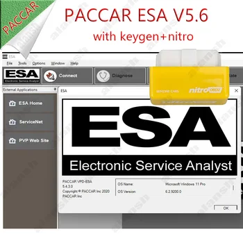 2023 Paccar ESR 5.6 Elektronskih Storitev Analitik + Keygen in Nitro