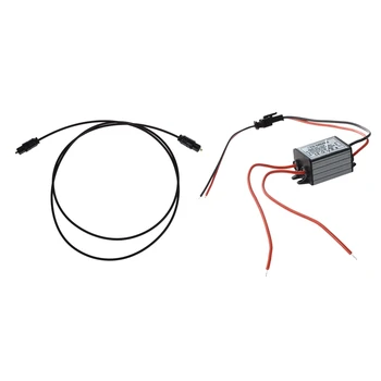 3 FT 1.1 M Meter Digitalni Vlakna, Optični Audio SPDIF Toslink MD DVD Kabel S 3W LED Lučka za Voznika Električni Transformator