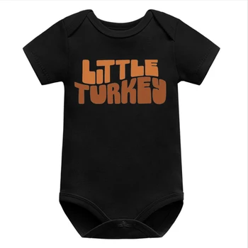 Zahvala Majica Malo Turčija Otroci Zahvalni Majica Spadajo Naravni Novorojenčka Oblačila Baby Dekle Moda Bodysuits
