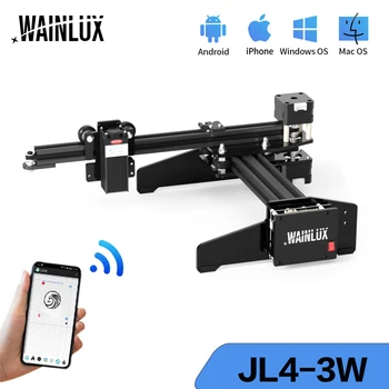 Posebna Ponudba - Wainlux Laser Graverja JL4 3W Graviranje Stroj Logotip Znamke Tiskalnik za papir, sekanci, plastika, usnje, tkanine,