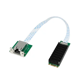 M. 2 B+M Enotni-Port 10GbE Omrežno Kartico priključek RJ45 Ethernet Network Adapter AQC107 Industrijskih nadzornih Razred Strežnik Omrežna Kartica