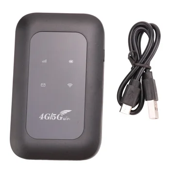 4G LTE Usmerjevalnik WiFi Vmesnik Ojačevalnik Signala Omrežja za razširjanje Adapter 150Mbps 4G Reže za Kartico SIM Modem Ključ Usmerjevalnik,Črna