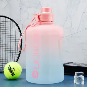 Velika Zmogljivost Fitnes grelnik vode Drinkware 1.6 L Plastični Šport Steklenico Vode Gradient Barvo z Lestvico Drinkware Telovadnici