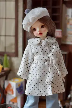 BJD lutka obleko za 1/6 velikost srčkan lutka obleko windbreaker suknjič toplo BJD lutka obleko 1/6 obleko lutka pribor（6 točk）