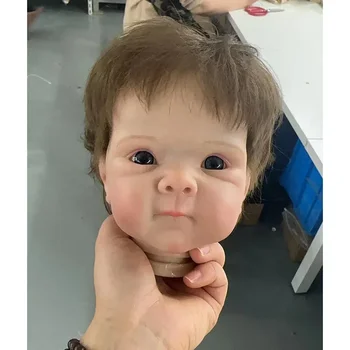 18 inch Bettie Prerojeni Kit Unfinised z Korenine Las Realističen 3D Naslikal Kože, Vidne Žile Komplet Molde Bebê, ki so Prerojeni
