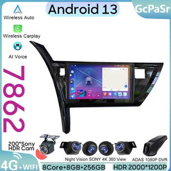 Avto Android Za TOYOTA ARUIS 2013 - 2016 Auto Radio Stereo Glavo Enota Multimedijski Predvajalnik, GPS Navigacija Carplay QLED NE 2din DVD