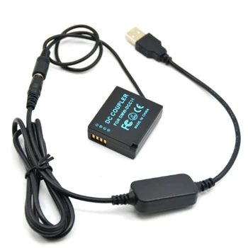 USB Tip C Kabel+DCC11 BLG10 Lutke Zamenjavo Baterije Za Panasonic Lumix DMC-GF6 GF5 GF3K TZ100 LX100 GX7 S6 S6K GX80 GX85 GX9