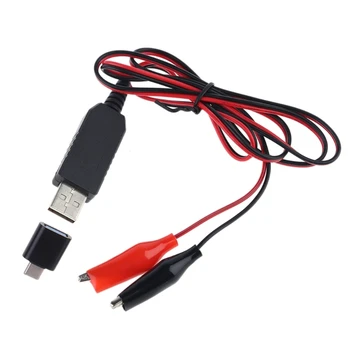 Prihranek stroškov Alternativnih Moč Rešitev Tip-C USB 5V, da 6V Posnetek Pogon Kabel Kabel Repalce 4pc 1,5 V AA/AAA/C/D Bateriji