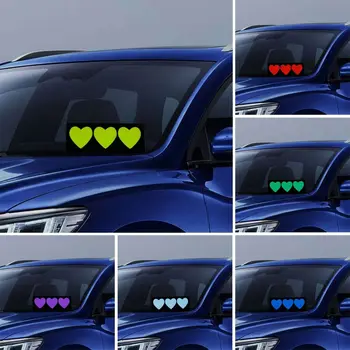 Različne Sloge, ki so v obliki Srca Dekoracijo Nalepke Električni Varnostni Znaki Avto Nalepke Vetrobransko steklo Nalepke LED Avto Nalepke