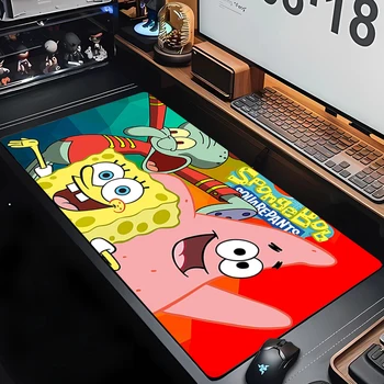 Mousepad Anime Tipke Miške Mat S-SpongeBob Mausepad Igralec Pribor HD Prilagajanje Mausepad Pc Gamer Skupaj Gume Desk Mat