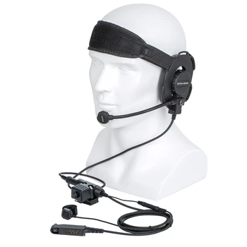 HD03 Taktično Bowman Elite II (walkie talkie Radio Slušalke s Prstom Mikrofon in U94 storitve PRITISNI in govori za Baofeng UV9R UV-9R Plus UV-XR