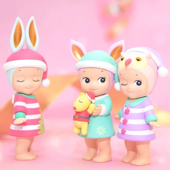 Sonny Angel Božič Pižamo Serije Slepo Polje Figuric Srčkan Skrivnostno Presenečenje Igrača Anime Model Lutka Kawaii Otrok Darilo