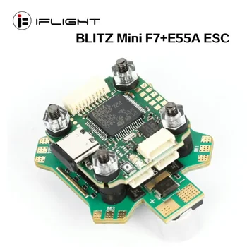 IFlight BLITZ Mini F7 Let Krmilnik Kup OSD AT7456E W/ BLITZ E55A 4-V-1 ESC DShot150/300/600 2-6S za FPV Dirke Brnenje