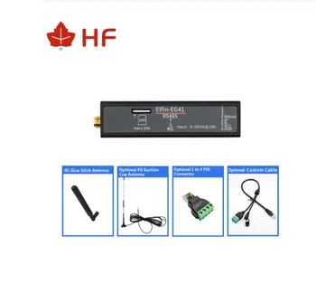 Doma LTE Elfin-EG41 4G DTU Modul za Brezžično Dva-Pregleden način Prenosa RS485 Serijska Vrata za Digitalni Prenos