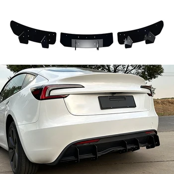 Avto Zadnji Odbijač Difuzor Lip Spojler ABS Avtomobilske materiala Za Tesla Model 3 2023+