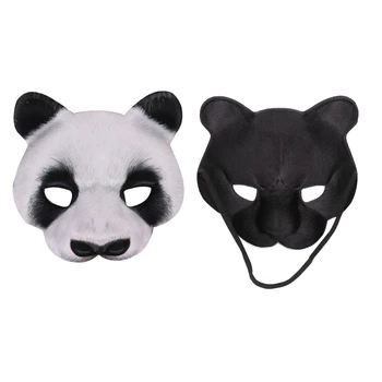 Panda Maske Maškarada Anime Masko Cosplay Obleko Gor Rekvizitov, Moški In Ženski Učinkovitost Bar Stranka