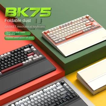 Original BK75 Brezžični Tri-mode Mehanske Tipkovnice Tesnilo Hot-swappable Meri RGB E-šport Gaming Tipkovnica