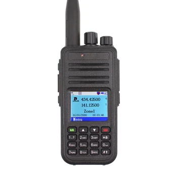 MD-380 GPS Digital+Analog Walkie Talkie, Vhf Radijski oddajnik in Sprejemnik, DMR Repetitorja Woki Toki Ročni Ham 