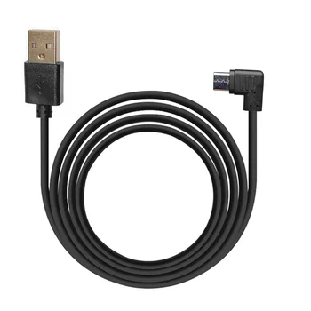 100 KOSOV C-vnesite naslov USB 2.0, dvojno podatkovni kabel, avto, telefon, kabel za polnjenje, 90 stopinj, levo in desno, 25 cm, 50 cm, 100 cm
