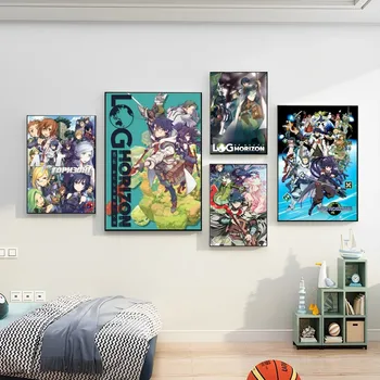 Anime Dnevnik Obzorja Plakat samolepilne Umetnost Plakata Retro Kraft Papir za Nalepke DIY Soba, Bar Cafe Letnik Dekorativni