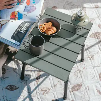 Zložljiva kamp Miza Lahki Zunanji Mini mizice Aluminij Zlitine Rje Dokaz Desk Prenosni BBQ Tabela Kampiranje Dobave