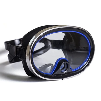 Podvodna Ogledalo Anti-Fog Silikonski Ogledalo Band Kopanje, Potapljanje Očala Za Odrasle Plavalni Pripomočki